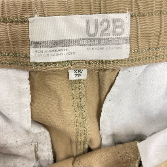URBAN Basics Jogger cotton Pants size XS tan colour - Picture 6 of 9